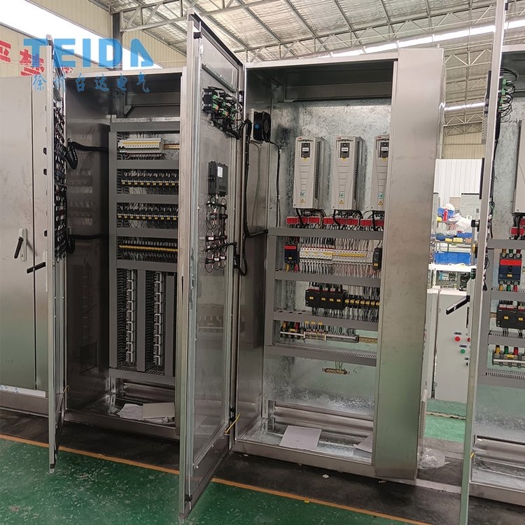 多功能不锈钢落地式变频柜 PLC自动化控制柜系统 智能通风散热变频柜